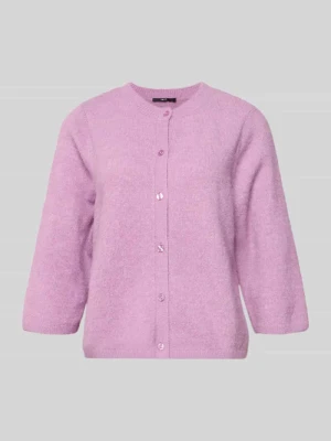 Kardigan z okrągłym dekoltem i rękawem o dł. 3/4 Zero