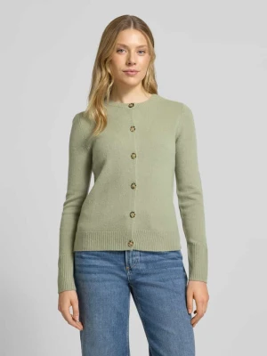 Kardigan o kroju regular fit z czystej wełny Christian Berg Woman