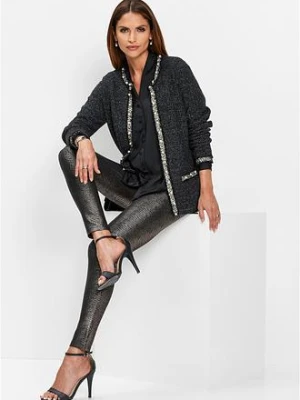 Kardigan z perełkami bonprix