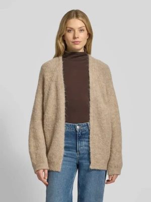 Kardigan z prążkowanymi wykończeniami milano italy