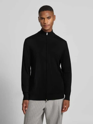 Kardigan z wełny z zamkiem błyskawicznym dwustronnym Profuomo