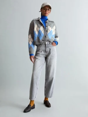 Kardigan żakardowy przycięty Marc O'Polo