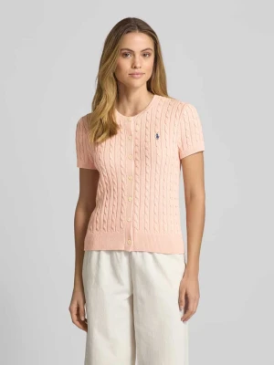 Kardigan ze ściegiem warkoczowym Polo Ralph Lauren