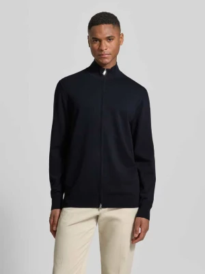 Kardigan ze stójką i zamkiem błyskawicznym dwustronnym Profuomo