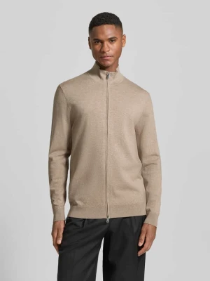 Kardigan ze stójką i zamkiem błyskawicznym dwustronnym Profuomo