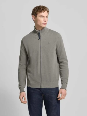 Kardigan ze stójką i zamkiem błyskawicznym Lerros