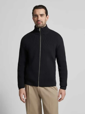 Kardigan ze stójką i zamkiem błyskawicznym lindbergh