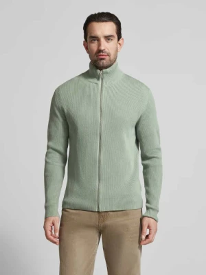 Kardigan ze stójką i zamkiem błyskawicznym lindbergh