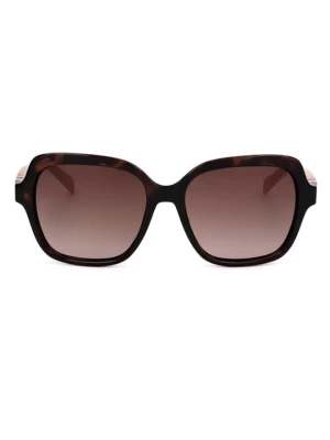 Karen Millen Damskie okulary przeciwsłoneczne w kolorze brązowo-beżowym rozmiar: 55