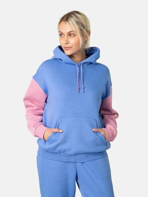 KARI TRAA Bluza "Anelie" w kolorze niebiesko-jasnoróżowym rozmiar: L