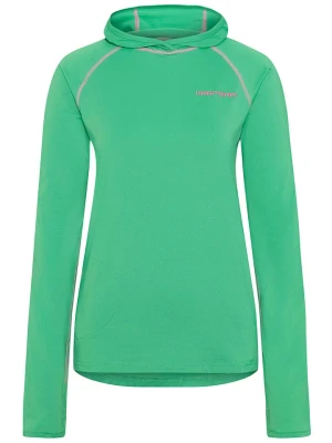 KARI TRAA Bluza funkcyjna "Sanne" w kolorze zielonym rozmiar: M