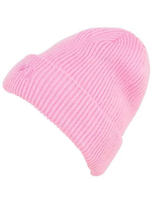 KARI TRAA Czapka-beanie "Astrid" w kolorze jasnoróżowym rozmiar: onesize