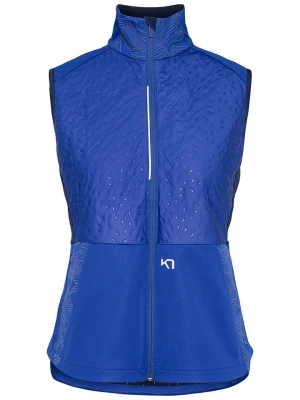 KARI TRAA Kamizelka funkcyjna "Vilde" w kolorze niebieskim rozmiar: M
