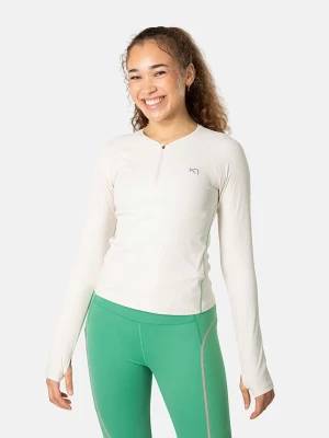 KARI TRAA Koszulka funkcyjna "Linnea" w kolorze kremowym rozmiar: S