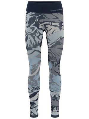 KARI TRAA Legginsy funkcyjne "Mille" w kolorze błękitnym rozmiar: M