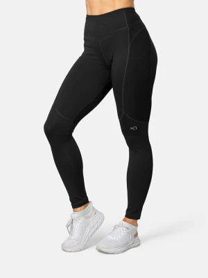 KARI TRAA Legginsy sportowe "Linnea" w kolorze czarnym rozmiar: XS