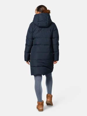 KARI TRAA Płaszcz puchowy "Julia" w kolorze granatowym rozmiar: S