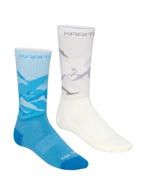 Kari Traa skarpety damskie z dodatkiem wełny PUFFIN 2-pack biały