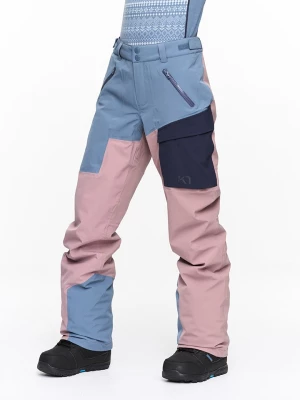 KARI TRAA Spodnie narciarskie w kolorze szaroróżowo-niebieskim rozmiar: L
