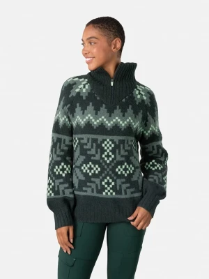 KARI TRAA Sweter "Amelia" w kolorze zielonym rozmiar: XS