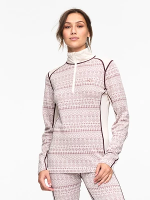 KARI TRAA Sweter "Maud" w kolorze jasnoróżowo-kremowym rozmiar: S