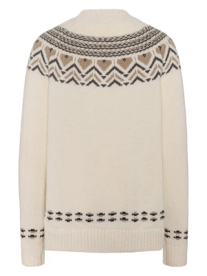 KARI TRAA Sweter "Sundve" w kolorze białym rozmiar: XS