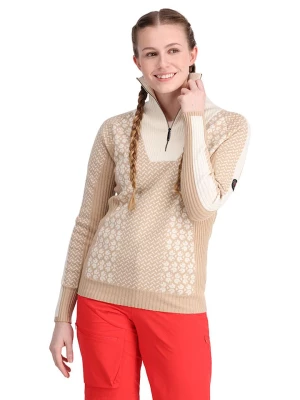 KARI TRAA Sweter w kolorze beżowym rozmiar: M