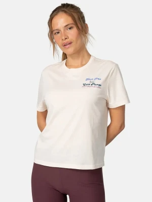 Kari Traa T-shirt damski z bawełną beżowy