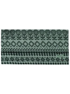 Zdjęcie produktu KARI TRAA Wełniana opaska "Vilma" w kolorze zielonym na czoło rozmiar: onesize