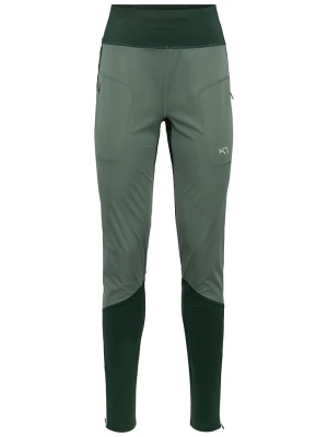 KARI TRAA Wełniane spodnie funkcyjne w kolorze zielonym rozmiar: XS