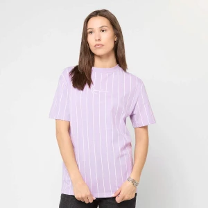 Karl Kani Small Signature Essential Pinstripe Oversized Tee kobiety T-Shirty i Polo fioletowy rozmiar Odzież
