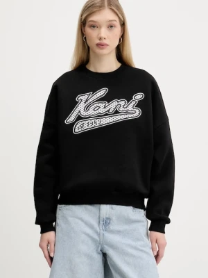 Zdjęcie produktu Karl Kani bluza damska kolor czarny z nadrukiem PD00005444