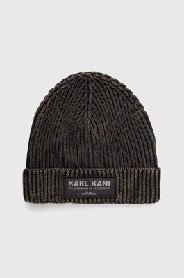 Karl Kani czapka bawełniana kolor czarny bawełniana