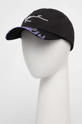 Karl Kani czapka z daszkiem kolor czarny z aplikacją