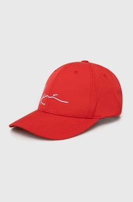 Karl Kani czapka z daszkiem kolor czerwony z aplikacją