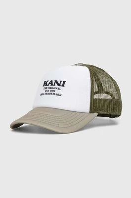 Karl Kani czapka z daszkiem kolor zielony wzorzysta