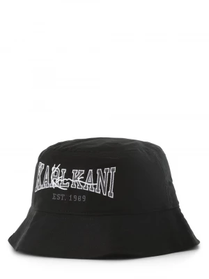 Karl Kani Damski bucket hat Kobiety Bawełna czarny nadruk,