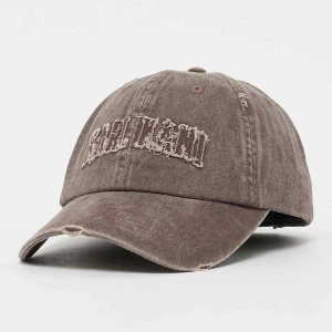Karl Kani Heritage Distressed Twill Baseball Cap uniseks Czapki brązowy rozmiar Akcesoria