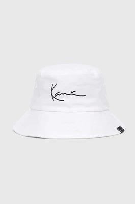 Karl Kani kapelusz bawełniany kolor biały bawełniany 7015840