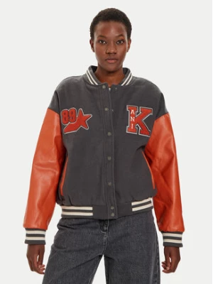 Karl Kani Kurtka bomber 61750001 Szary Loose Fit