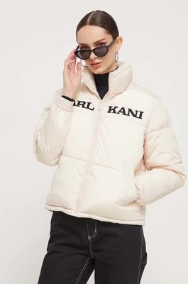 Karl Kani kurtka damska kolor beżowy zimowa