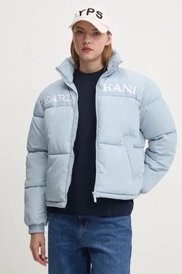 Karl Kani kurtka damska kolor niebieski zimowa oversize 61760002