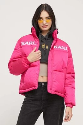 Karl Kani kurtka damska kolor różowy zimowa