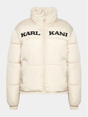 Karl Kani Kurtka puchowa Retro Essentials 6176620 Écru Regular Fit