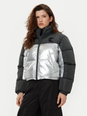Karl Kani Kurtka zimowa Og Metallic Block 61760015 Czarny Regular Fit