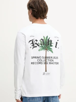 Karl Kani longsleeve bawełniany kolor biały z nadrukiem PD00005329