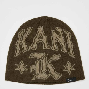 Karl Kani Looplabel Scully uniseks Czapki beanie brązowy rozmiar Akcesoria