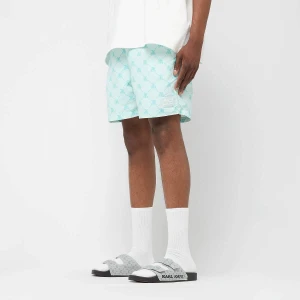 Karl Kani Retro Swim Shorts mężczyźni Stroje kąpielowe turkusowy rozmiar Odzież
