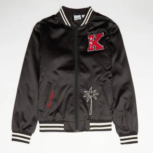 Karl Kani Satin Bowlingjacket uniseks Bomberki czarny rozmiar Odzież