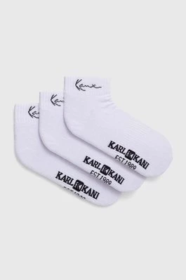 Karl Kani skarpetki 3-pack męskie kolor biały
